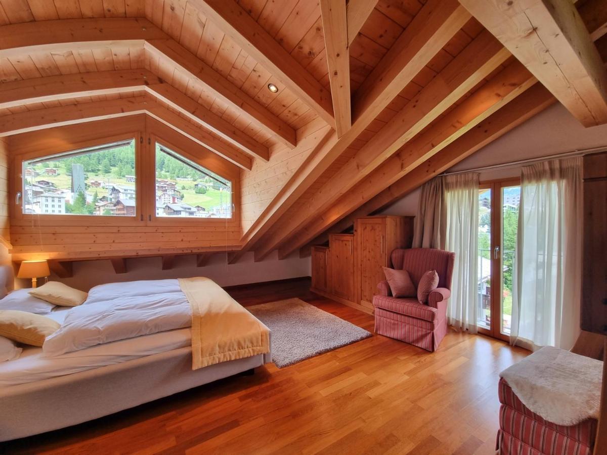 Chalet Haus Perla Saas-Fee Zewnętrze zdjęcie